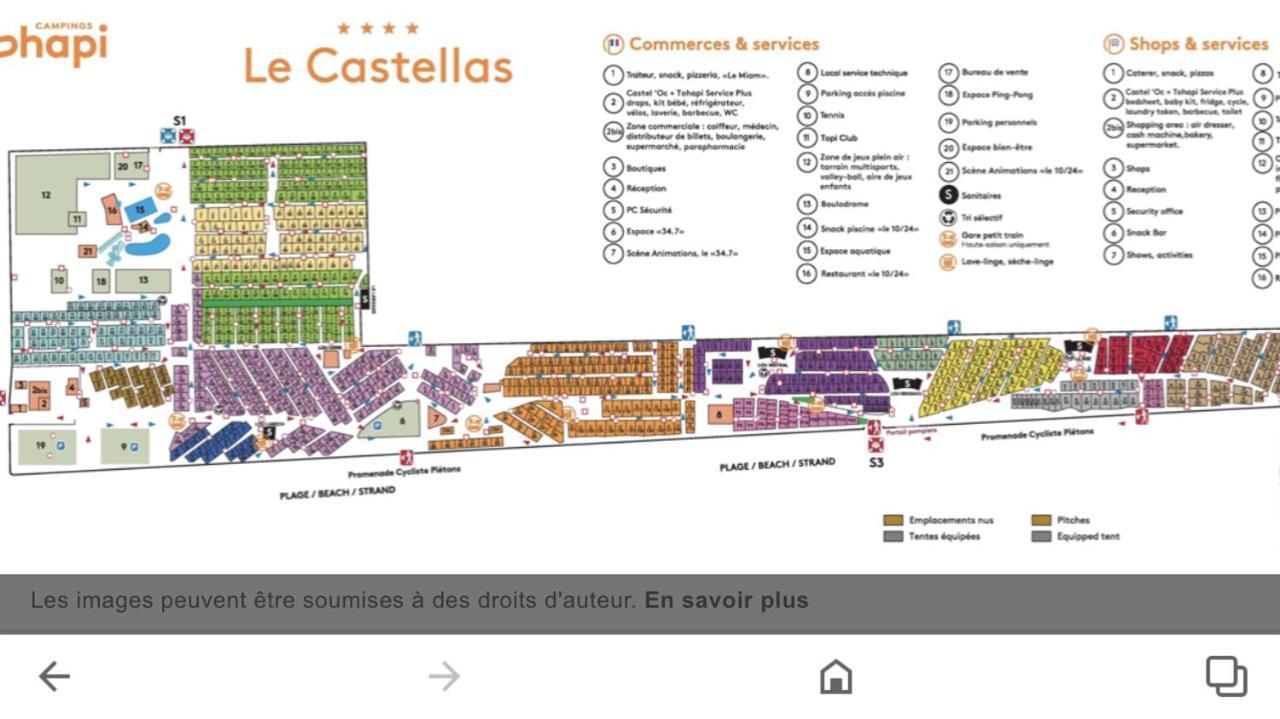Camping Le Castellas Sète Buitenkant foto